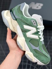 New Balance 9060 Nori Mens Suede Mesh Sneaker...