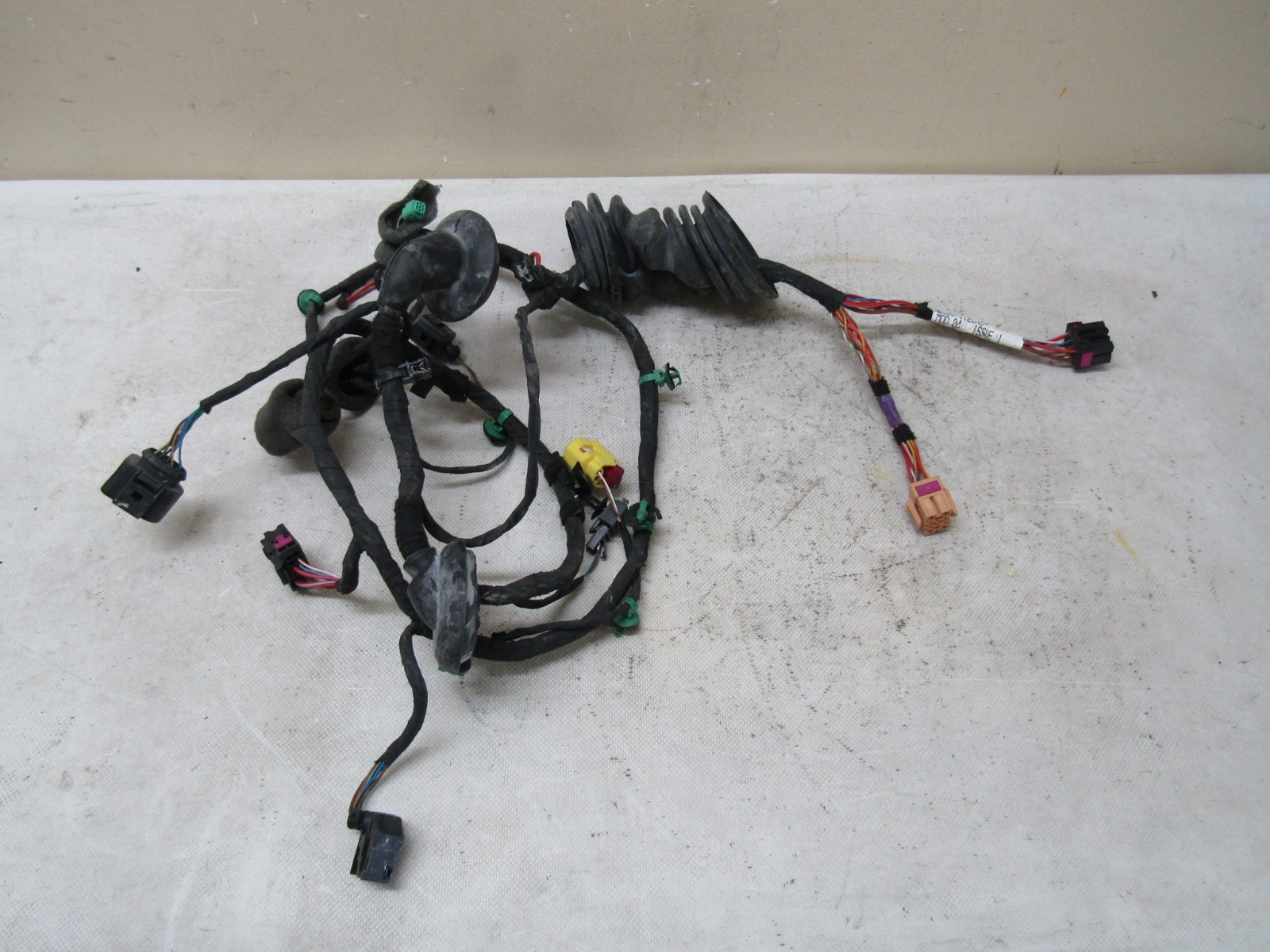 11-18 Bentley Continental GT GTC Front Left Driver Side Door Wire Harness OEM