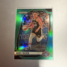 Panini 2024 Prizm WNBA Kristi Toliver Washington Mystics Green Prizm #12