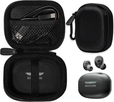 Protective Case for Raycon Everyday Earbuds 2024 Compact Travel Storage Black