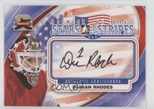 2011 ITG Between the Pipes Authentic Goaliegraph Damian Rhodes #A-DR2 Auto 4ry