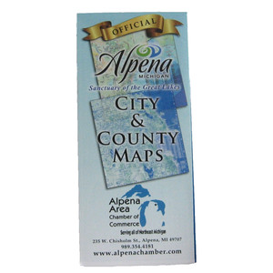 Alpena Michigan Pamphlet City and County Maps and Guide Sanctuary Great Lakes
