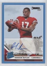 2019 Panini Donruss Rated Rookie Blue Auto Hakeem Butler #316 Auto 0yk4