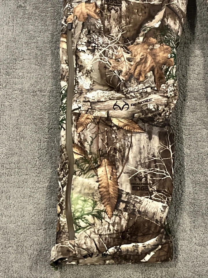 Rustic Ridge Camo Hunting Bib Pants Scent Stop Realtree Men Large Overalls Hunt - Image 2 of 4