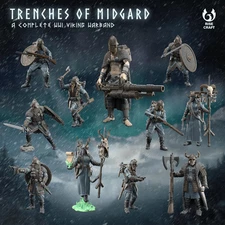 Trench Crusade - Trenches of Midgard Warband from Rise Craft - New Antioch/hera