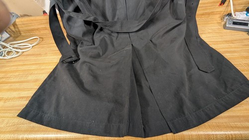 Ralph Lauren Trench Nero Uomo 40S Qualità Trench Coat Fodera Zip - Foto 13 di 23
