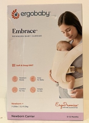 Ergobaby Embrace Newborn Baby Carrier for Infants 0-12 Months (7-25 lbs).