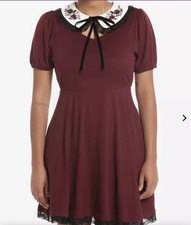 Hot Topic Harry Potter Deathly Hallows Sweetheart Mini Dress Wizarding World M