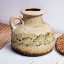 Crowning Touch Small Pitcher Jug Pot 493-10 Handle Tag West Germany