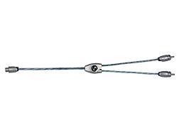 Connection Audison ST Y-Cinchkabel 0,3m 1x Kupplung - 2x Stecker