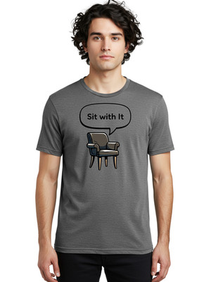 Sit-With-It-3 Mens Graphic Tee, 100% Cotton, Casual Summer Wear