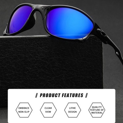 X-Metal Juliet Sunglasses Cyclops UV400 Polarized Glass Goggles with Box Outdoor