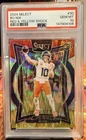 2024 Panini Select - Concourse Bo Nix #30 Black & Red Shock Prizm (RC) PSA 10 GM