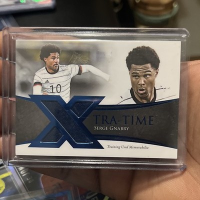 Futera Unique Serge Gnabry Arsenal Xtra-Time Memorabilia ET10 09/15 2021