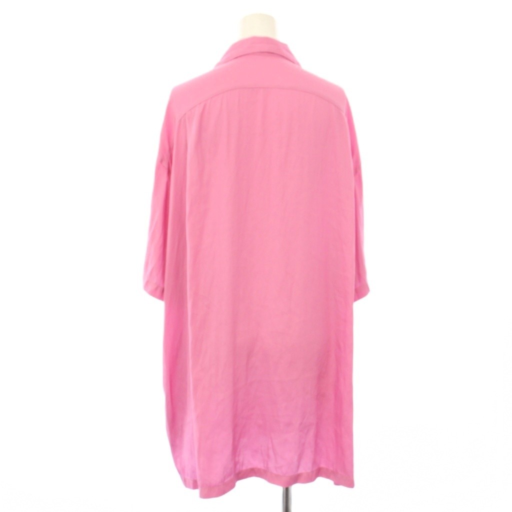 Ameri VINTAGE 22AW Pink Chambray Big Pattern Shor… - image 2