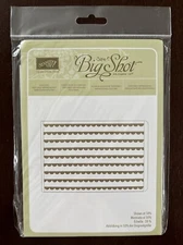 Stampin Up SCALLOPS Embossing Folder Textured Impressions -Retired
