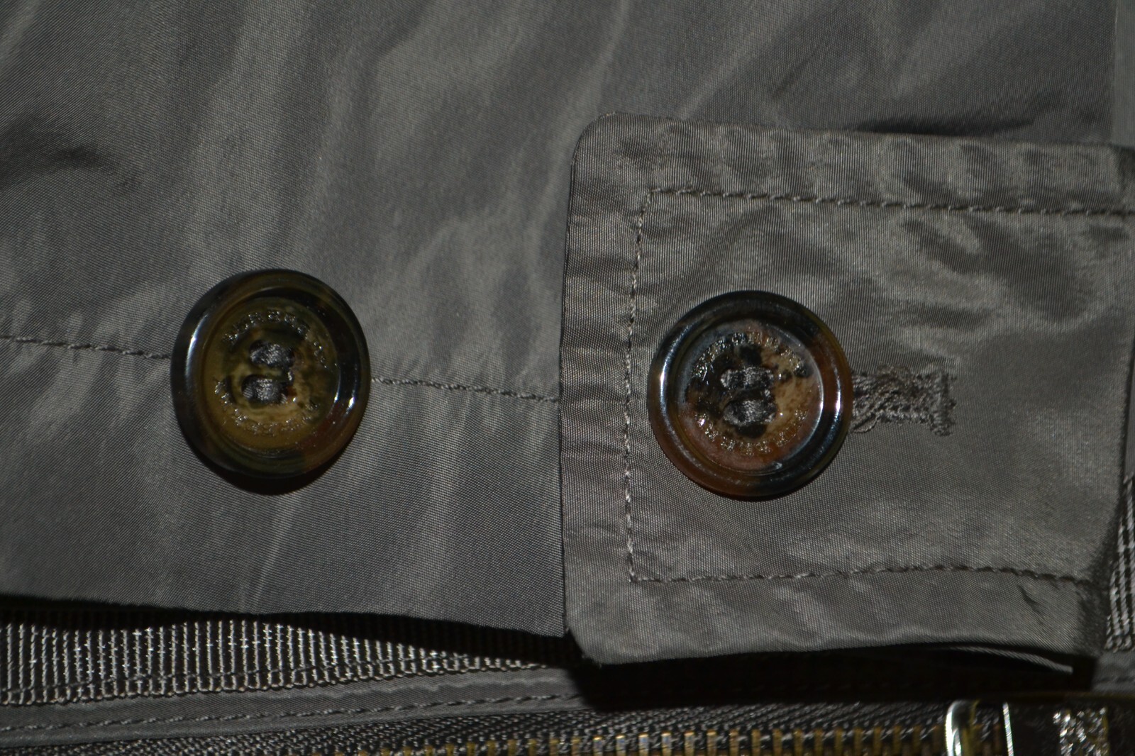 Burberry London Men Partial Lining Nova Check Full Zip Windbreaker Jacket Sz XL thumbnail 12