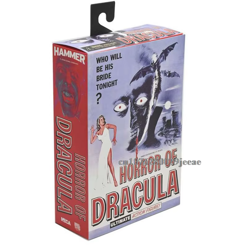 🌈 Figurine Originale NECA Dracula - Monstres Universels 1958 - 18 cm - Foto 3 di 9