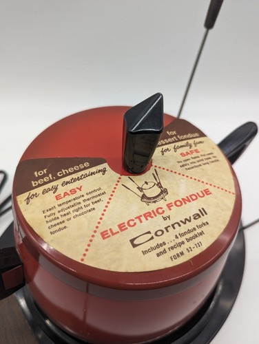 Vintage Cornwall Electric Fondue Pot 5297 - Picture 8 of 11
