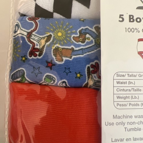 Disney Pixar CAR BUZZ, INCREDIBLES, MONSTERS INC Boy's Underwear 5 Pk (Sz 4/6/8) - Picture 9 of 14