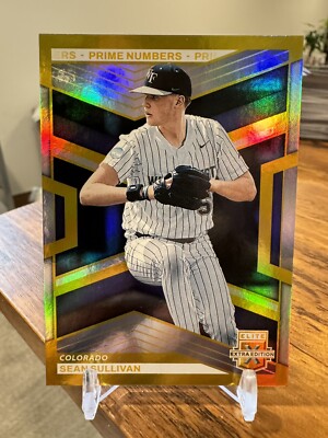 Sean Sullivan 2023 Panini Elite Extra #44 Gold Die Cut Prospect RC  #/24   