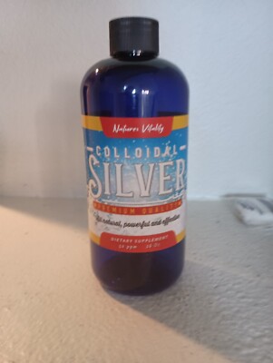 COLLOIDAL SILVER NATURES GIFT TO MANKIND-99.99% PURE NANO COLLOIDAL SILVER 16 OZ