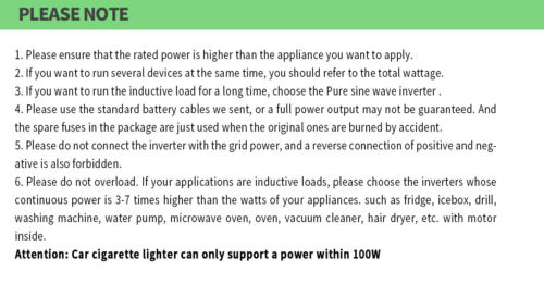 2500W Car Power Inverter DC 12v to AC 110V 60HZ with Dual USB Ports - Picture 13 of 18