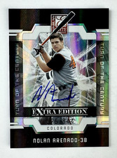 Nolan Arenado 2009 Donruss Elite Turn of the Century Auto /844 Rookie Card RC