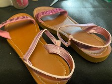 Girls Pink Cute Ankle Strappy Open Toe Flat Sandals 1016 FZ HF