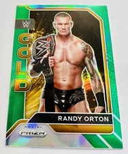 Randy Orton - 2022 Panini Prizm WWE Gold #1 Green Prizm -  Wrestling