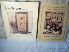 Sister Samplers 1839 Margaret McKee & Singing Bird Sampler Sally Ann Designs