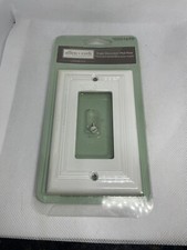 Toggle Light Switch Allen Roth White Single Decorator Wall Plate