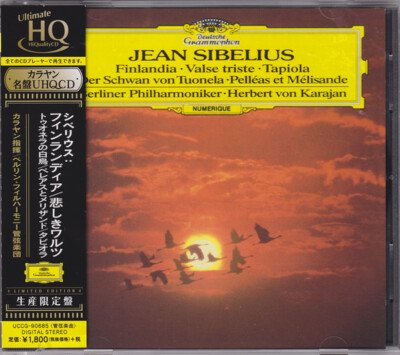 Herbert von Karajan/BPO NEW CD(UHQCD) Sibelius Finlandia/Valse Triste/etc OBI