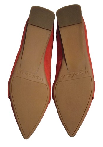 Franco Sarto Women's Suede Pointed Toe Bow Flat Loafer Slip On Size US 8 M - 第 5/8 張圖片