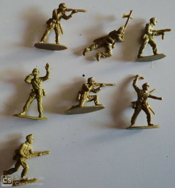 ww2 15mm-20mm ALEMANES 80 UNIDADES