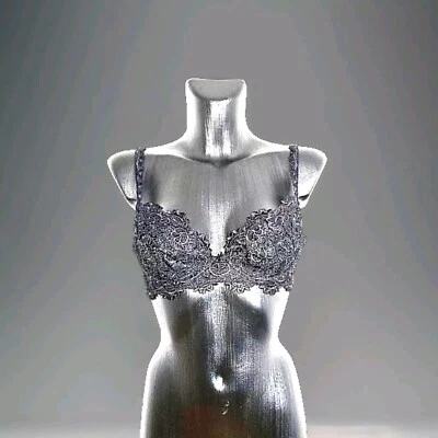 Blues Cotton Club Lingerie exklusiver Bügel BH Schwarz aus Spitze 75 B *Luxus - Bild 1 von 4