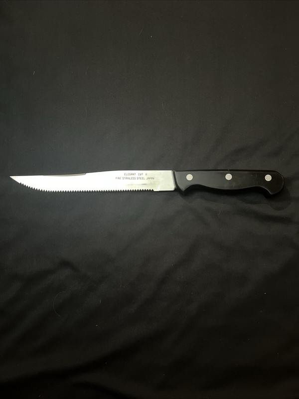 Elegant Cut II Slicing Knife 8" Blade Serrated Carving Stainless Steel Japan