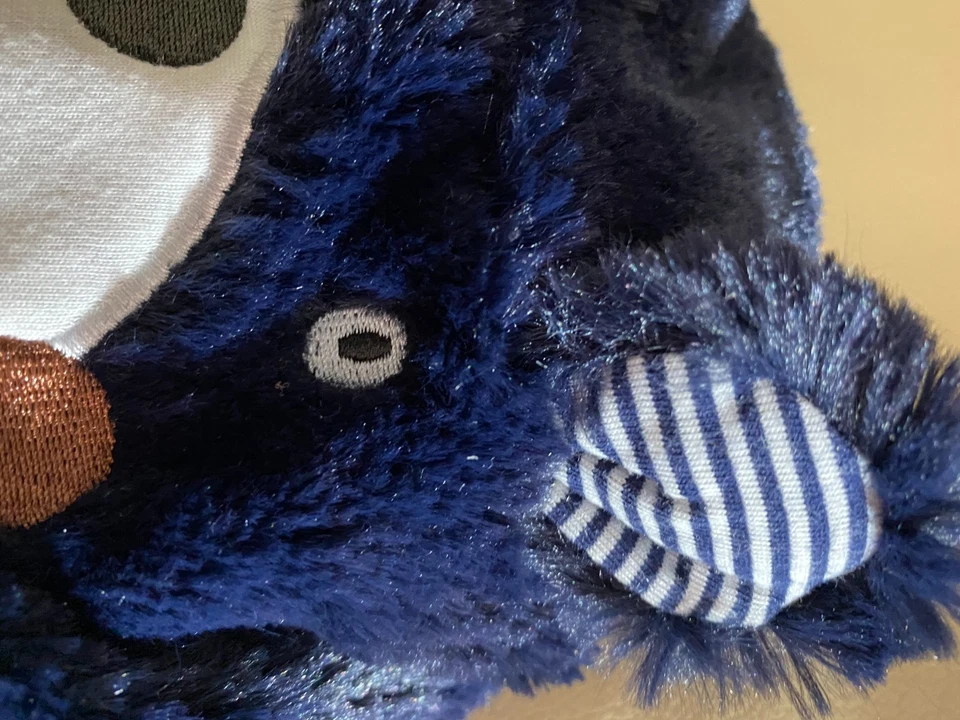 Earlydays overalls snowsuit Blue winter faux fur baby 0-3 months hooded - Image 4 of 4