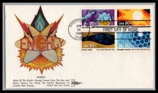 US FDC # 2006-2009 20c Knoxville Fair Gill Block  1982, 9p2206