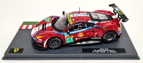 Altaya 1/43 - Ferrari 488 GTE Silverstone 2017 #51 Diecast Scale Model Race Car - Picture 4 of 6