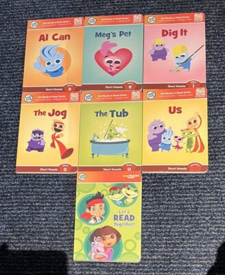 Leap Frog Leap Reader Junior Leap Reader Junior Board Bücher x 7 kurze Vokale