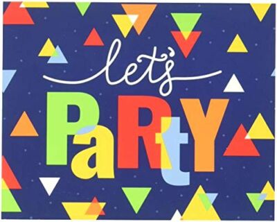 Creative Converting Party Supplies, 5'' x 4'', Multicolor