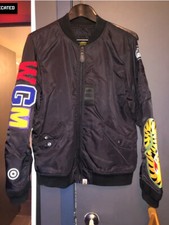 Bape Ma-1 Bomber Jacket Size Small Mens Shark