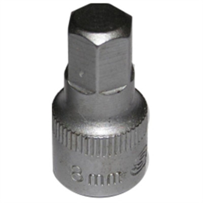 VIM Tools 8 mm Hex One Piece Drive Bit, 1/4 Inch Square Drive