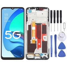LCD Display Touch Screen Digitizer Replacement with Frame For OPPO A56 5G PFVM10