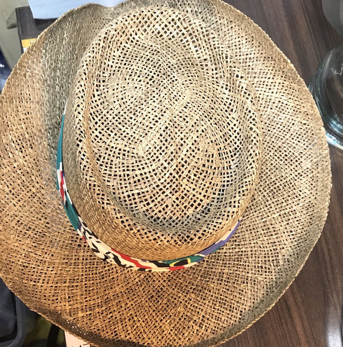 VTG IMPERIAL HEADWEAR Hat Unisex S/M Straw Cap Multi-color  display picture 2