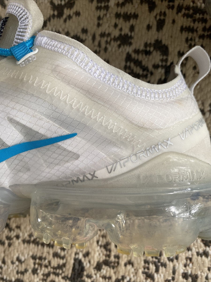 NIKE AIR VAPORMAX 2019 WHITE BLUE SZ 6.5 [BQ7848-991] Free  display picture 2