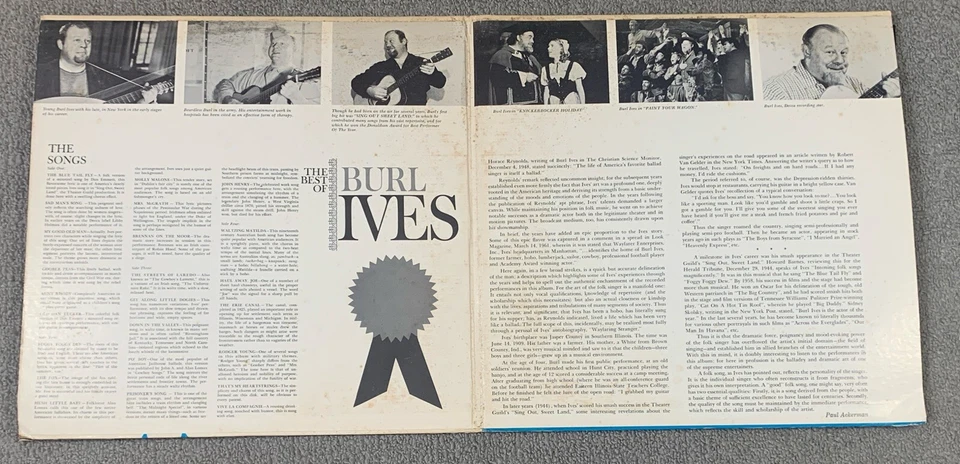 The Best Of Burl Ives Deluxe 2-Record Set Decca Records DXSB 7167 - Image 3 of 4