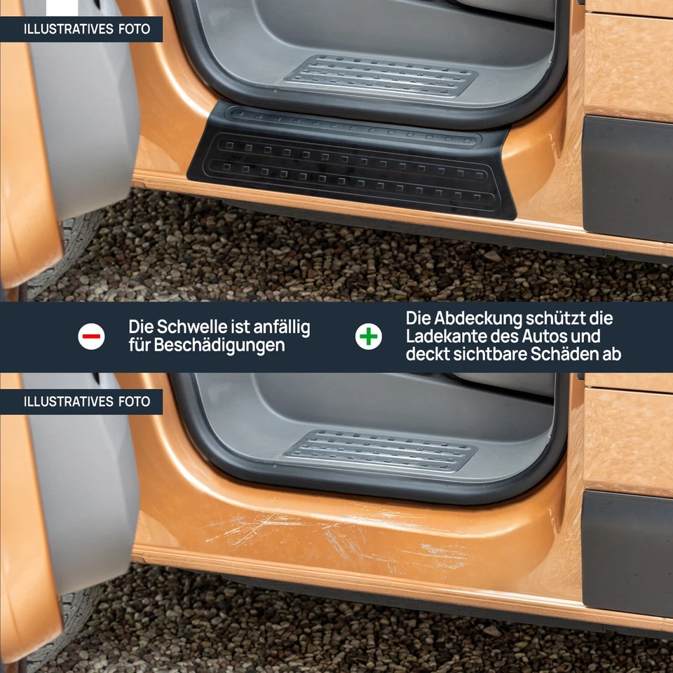 für MERCEDES VITO V KLASSE W447 2014+ EINSTIEGSLEISTEN LACKSCHUTZ SCHUTZLEISTEN - Bild 4 von 4