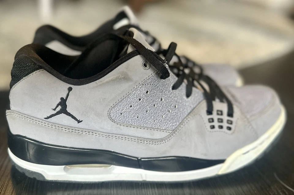 Nike Jordan Flight Sc-1 599929-003 Zapatos de Baloncesto Bajos Gris Cemento Negro 10.5 Foto 2 de 4